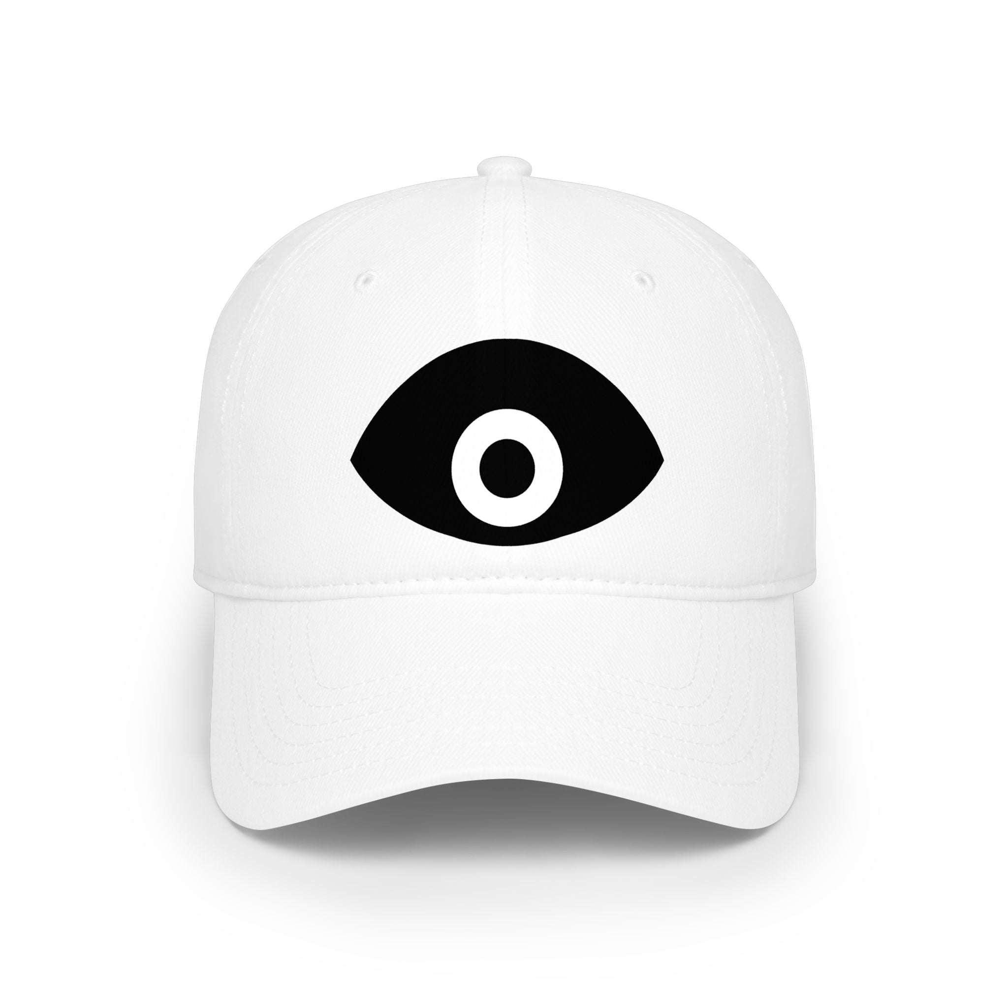 Evil Eye Embroidered Cap | Minimal Protective Symbol Baseball Hat