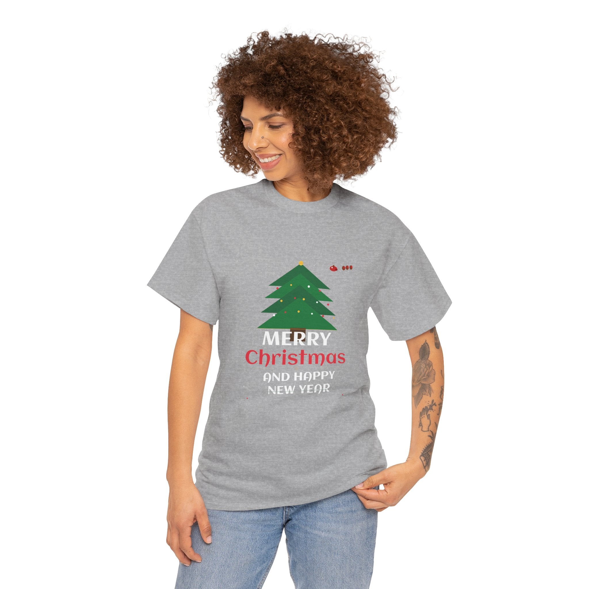 Merry Christmas Holiday Graphic T-Shirt | Festive Cotton Tee