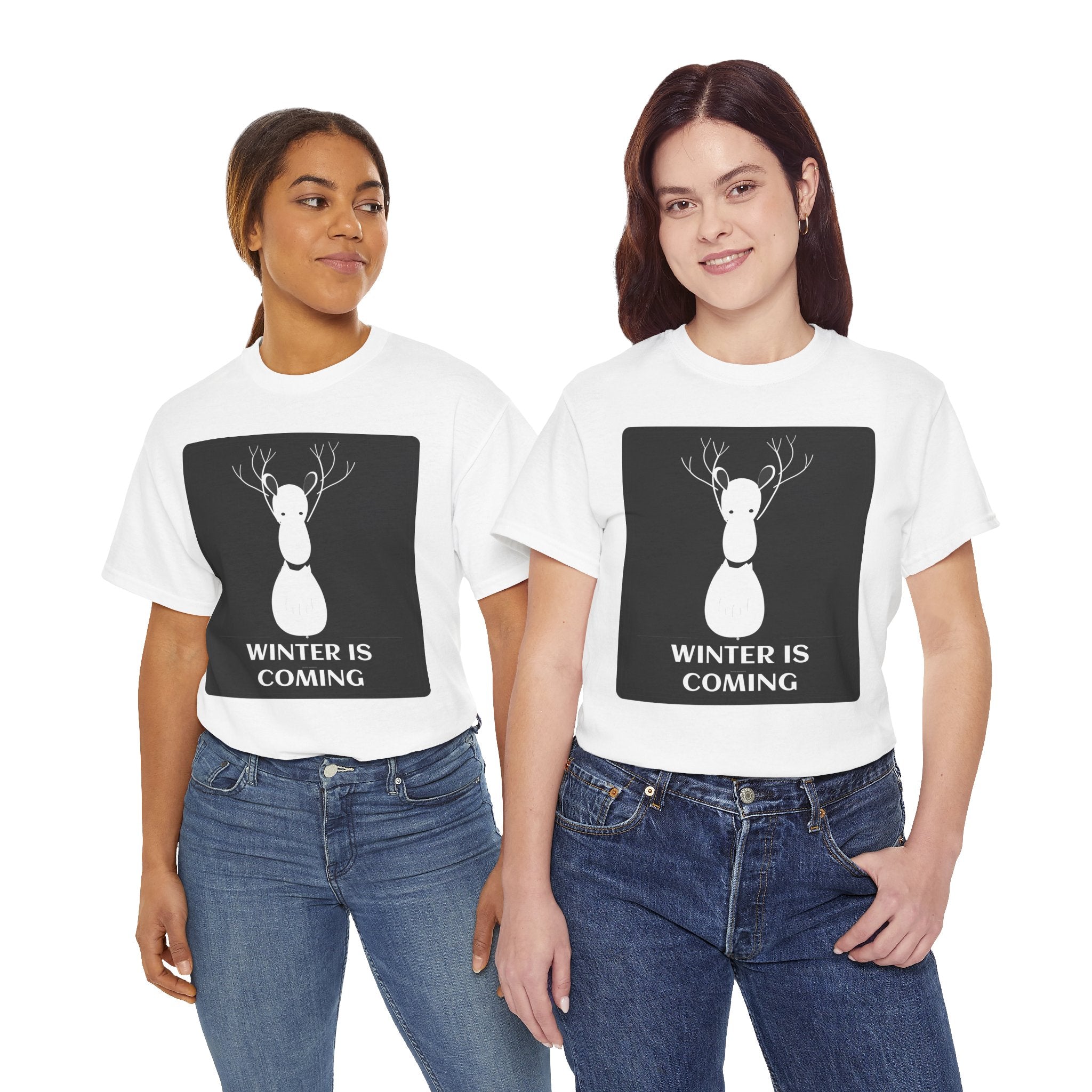 Winter Holiday Graphic T-Shirt | Cozy Snowy Cotton Tee