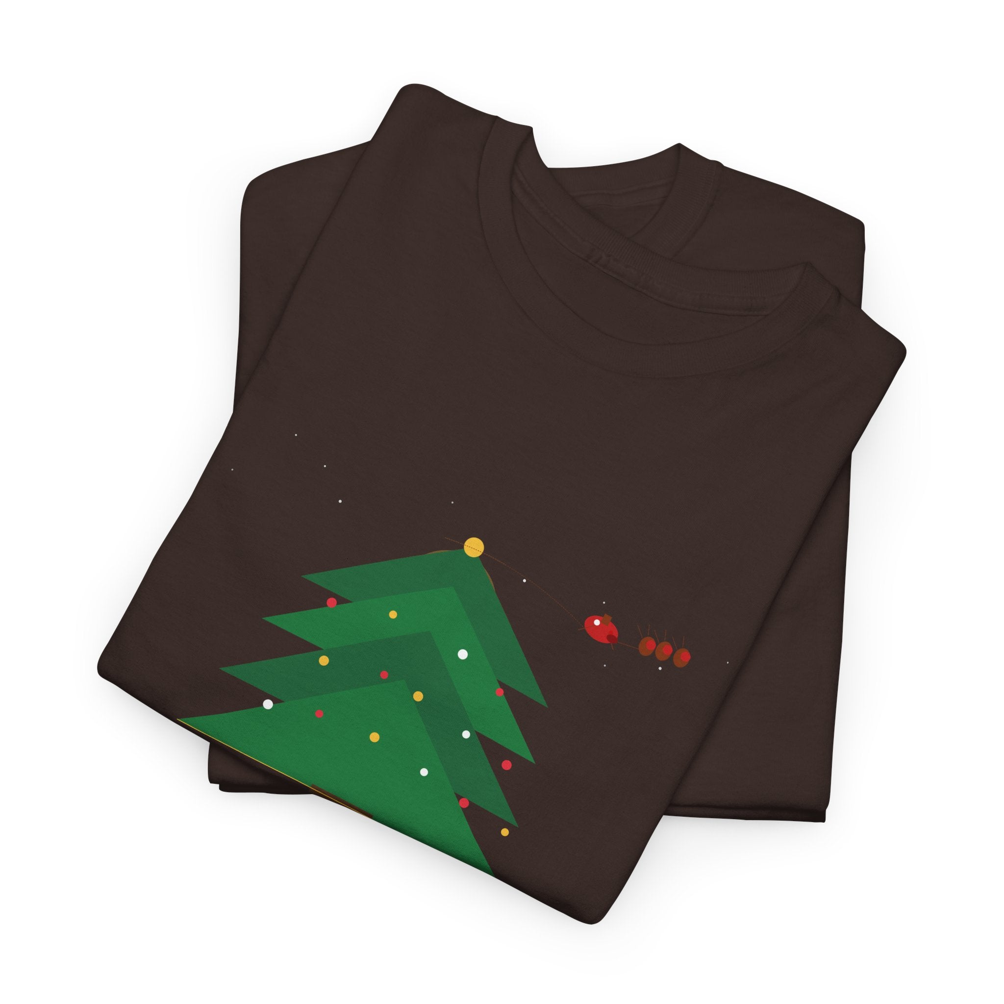 Merry Christmas Holiday Graphic T-Shirt | Festive Cotton Tee