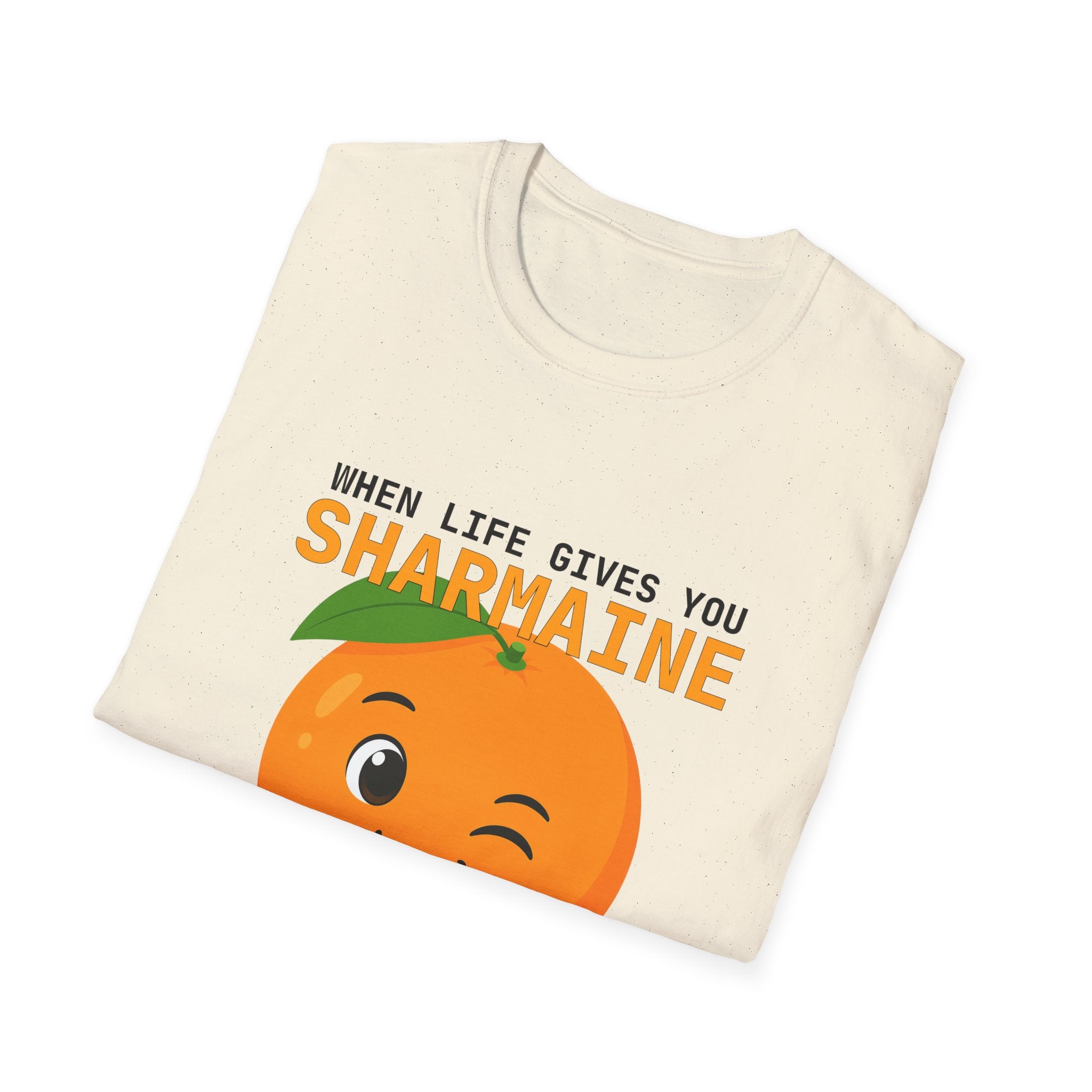 Funny Theme Typography Graphic T-Shirt: When Life Gives You Orange, Squeeze Every Drop of Opportunity