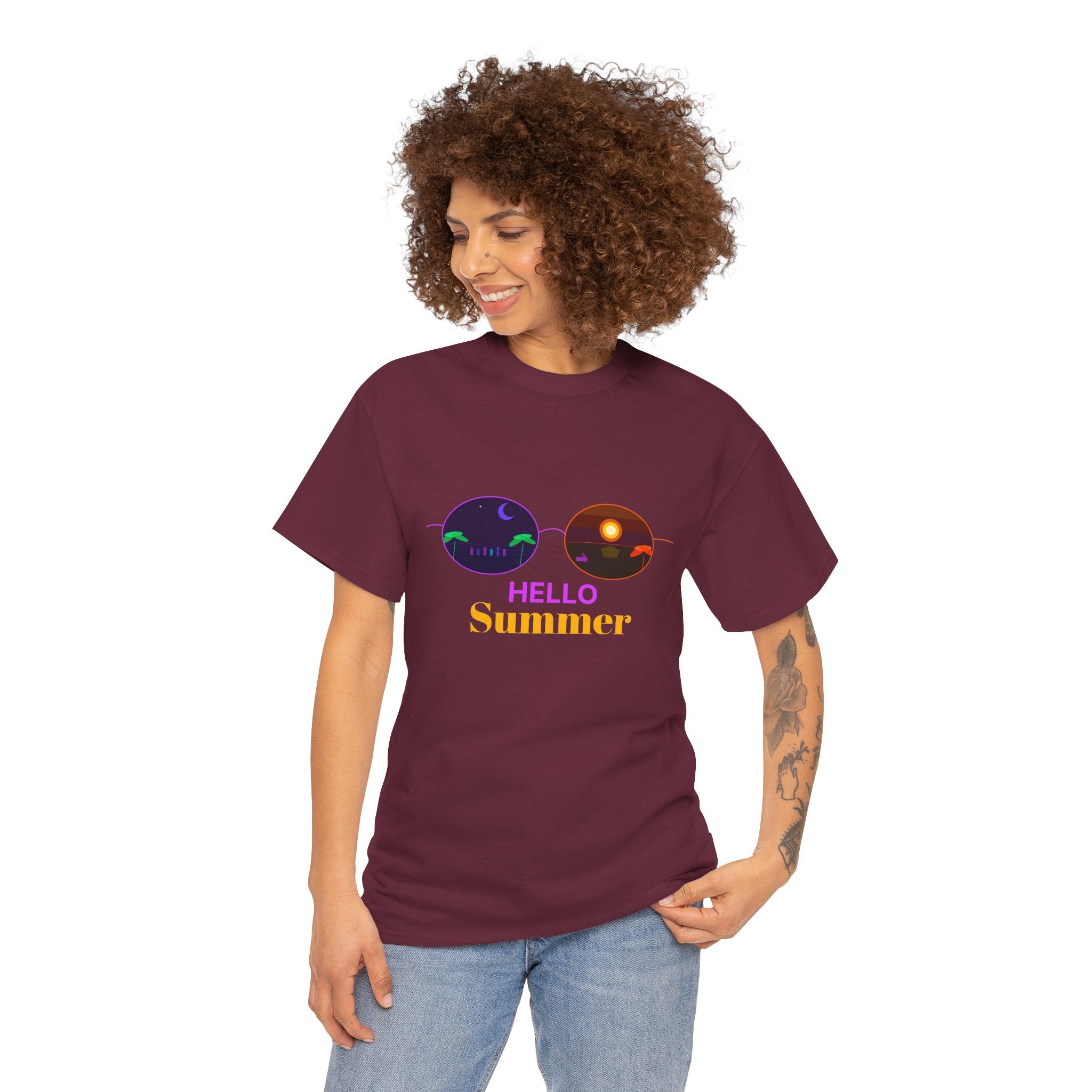 Summer Vibes Graphic T-Shirt | Cool Summer Cotton Tee