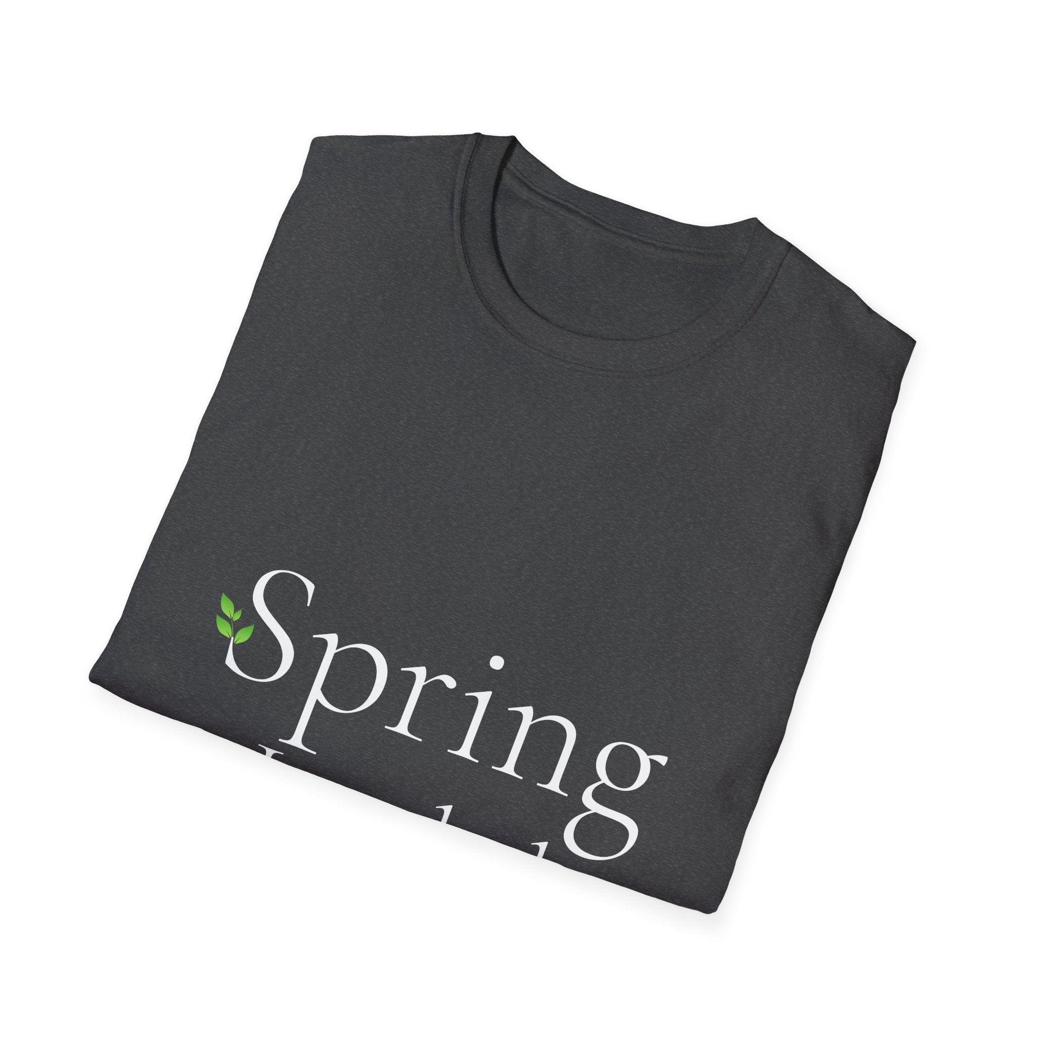 Spring Theme Typography T-Shirt, Spring Loaded Garden Tee