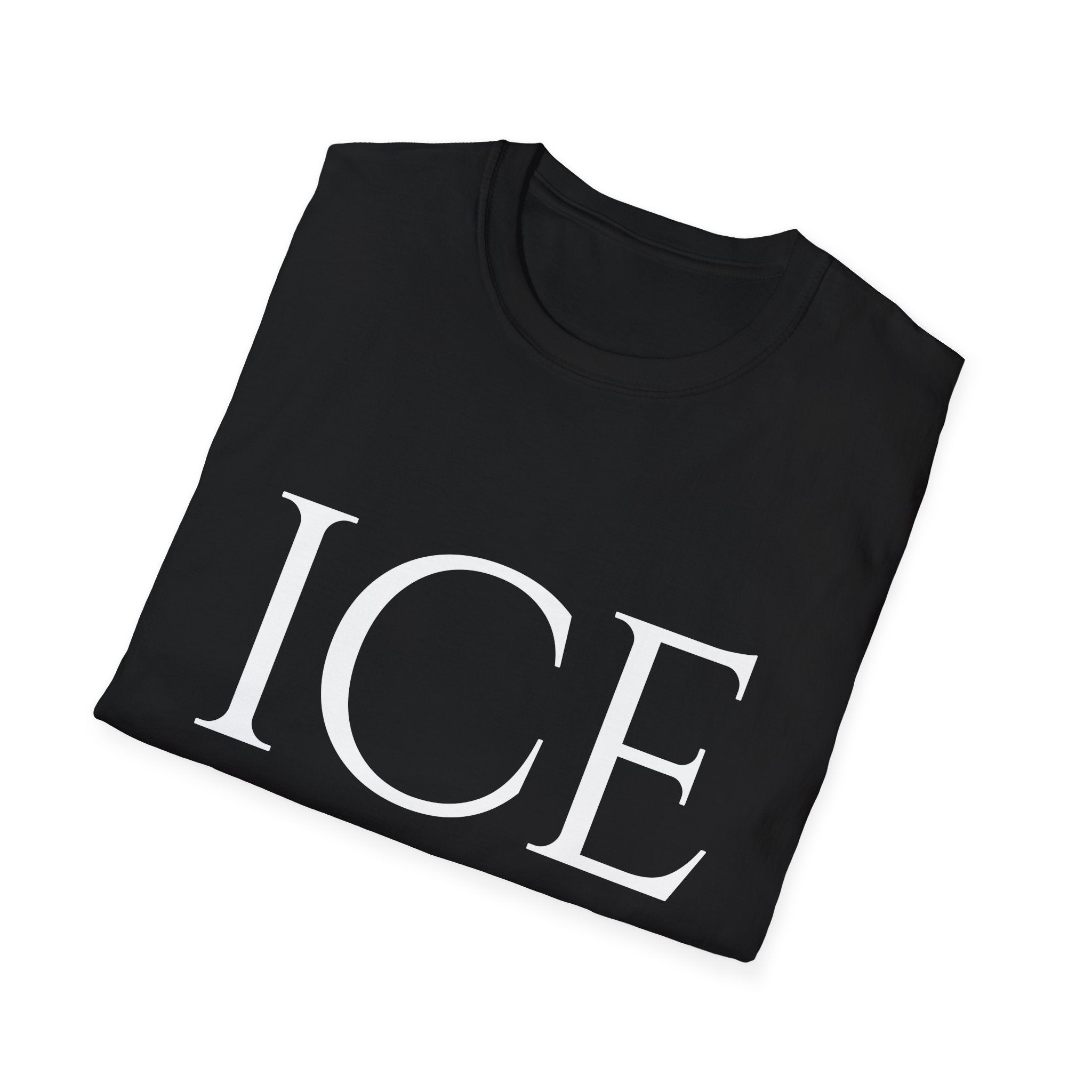 Winter Theme Minimalist Typography Graphic T-Shirt, Ice In My Veins Tee