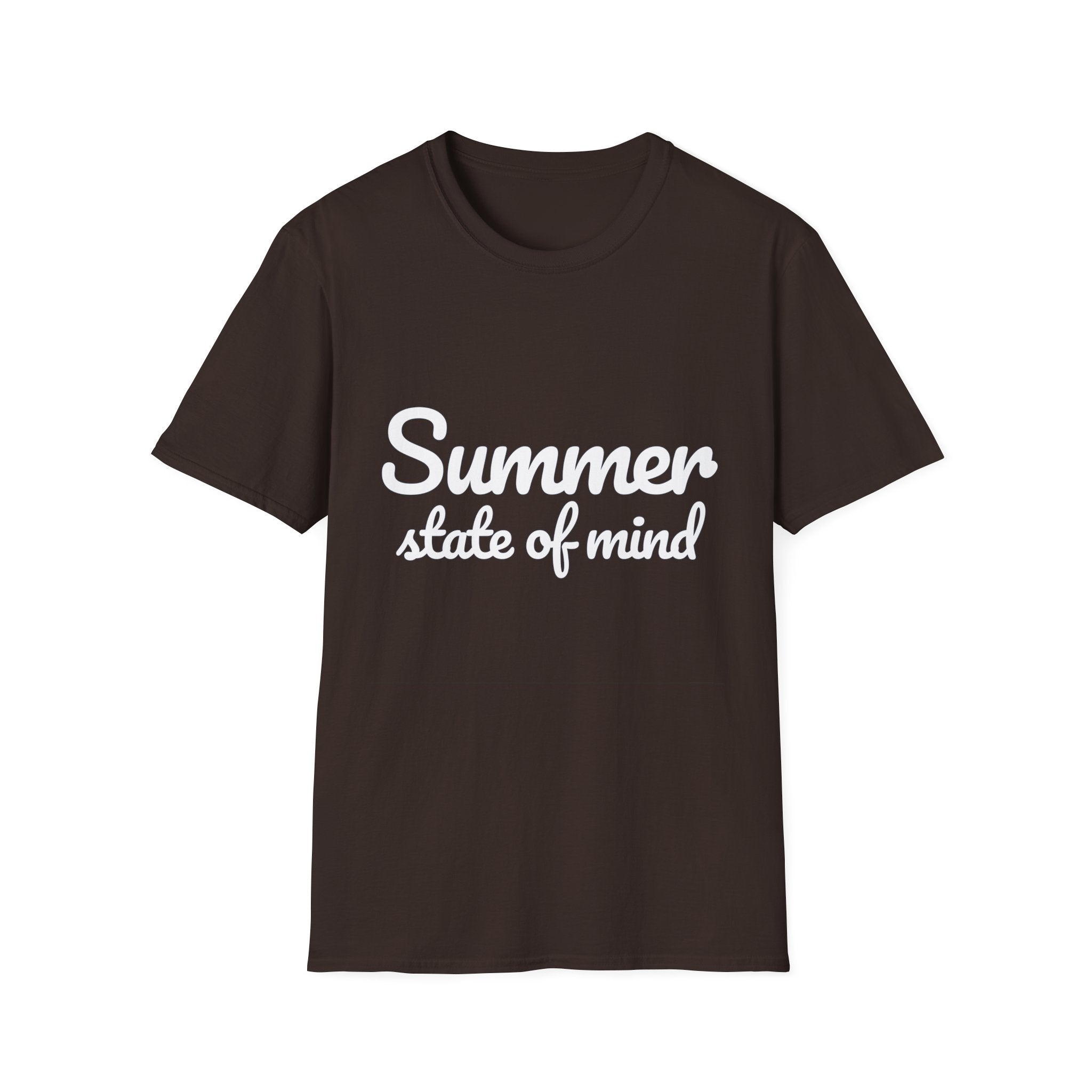 Summer Theme Minimalist Typography T-Shirt, Summer State of Mind T-Shirt