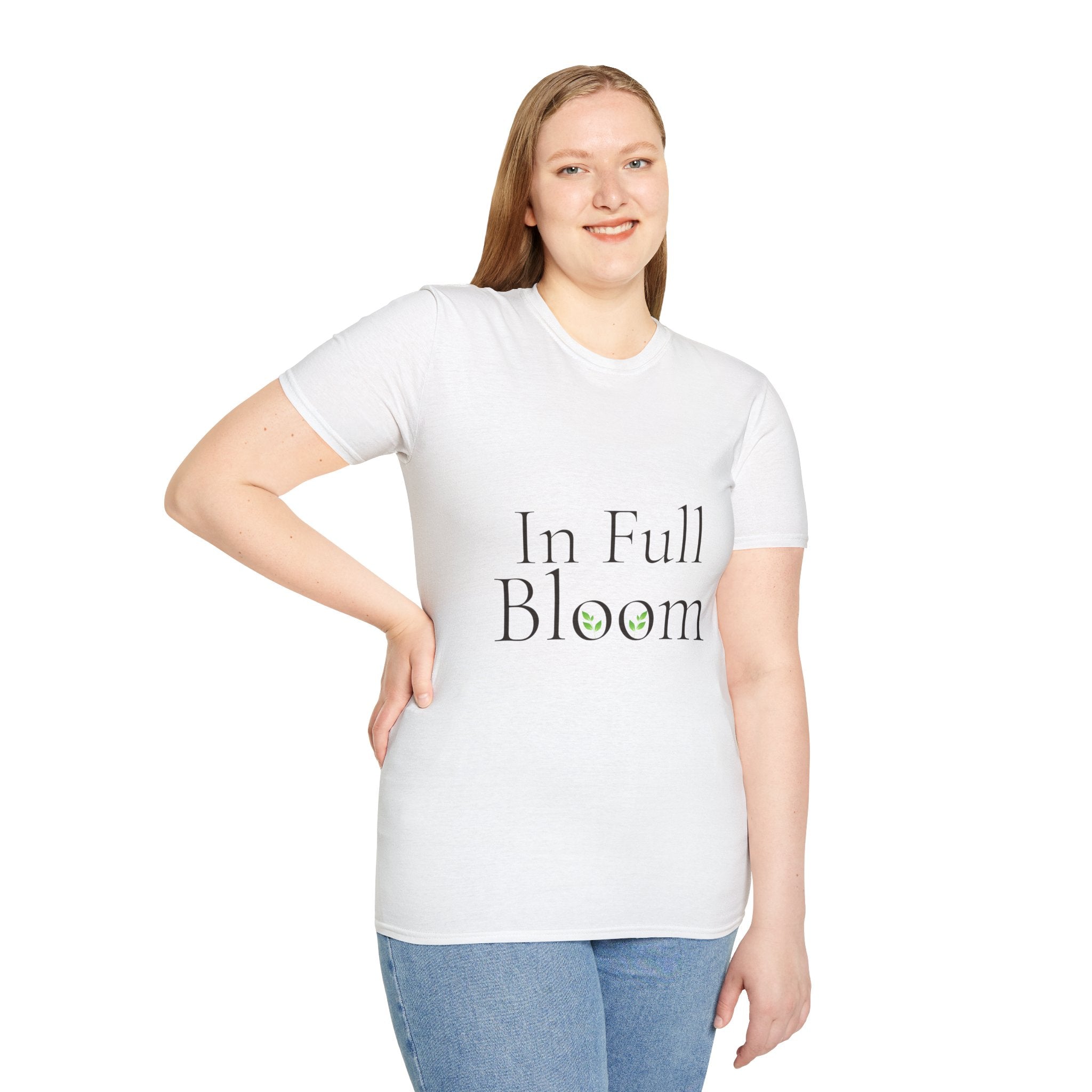 Spring Typography T-Shirt, In Full Bloom Garden Tee