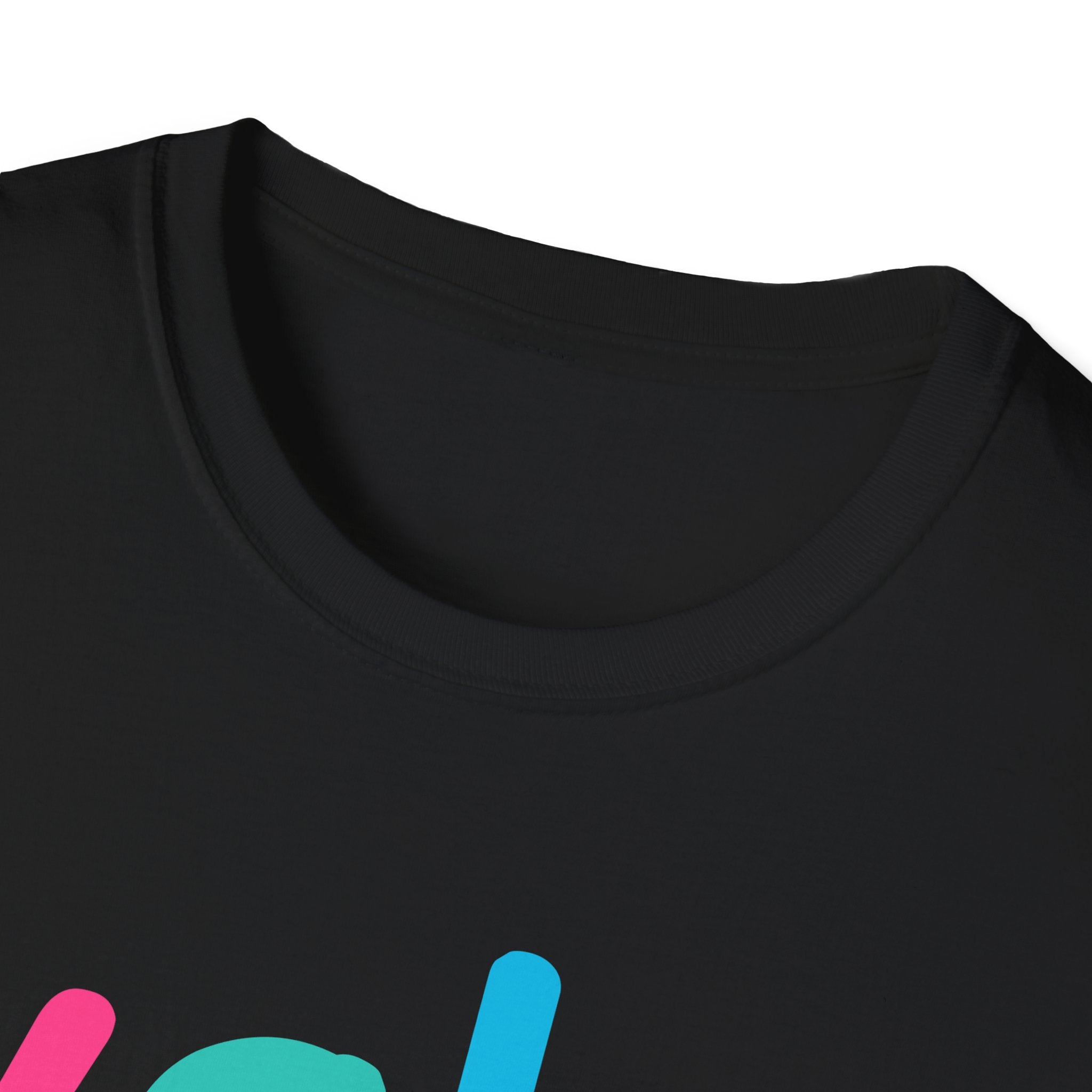 Colorful Theme Typography T-Shirt, Wake Me Graphic Tee