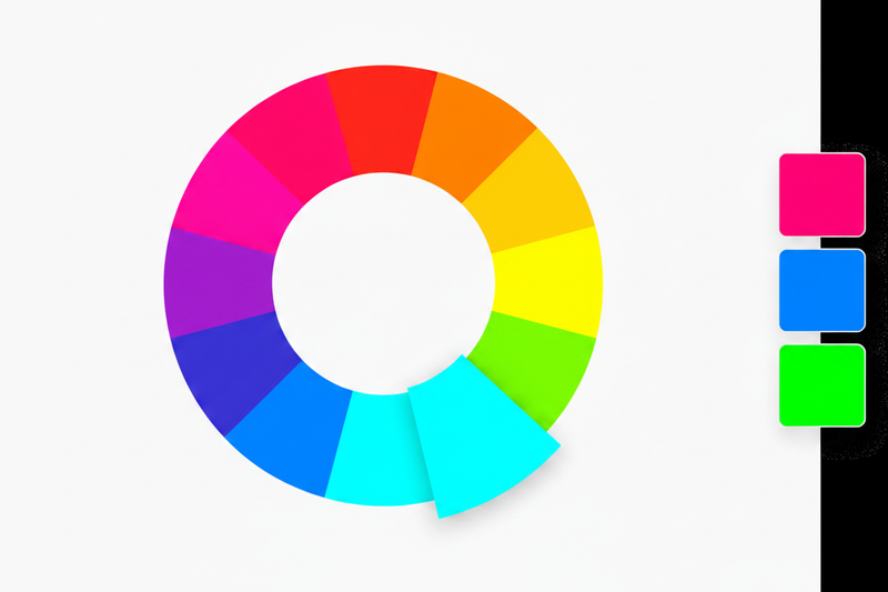 Split-Complementary Color Wheel