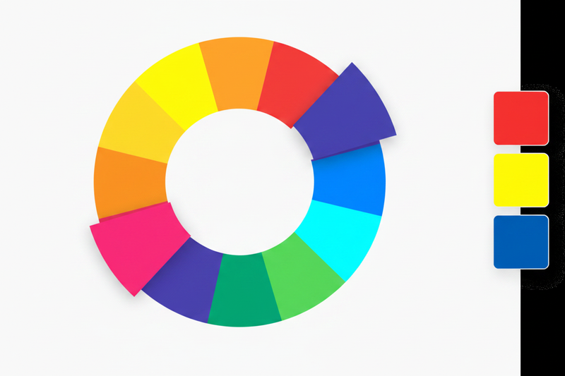 Triadic Color Wheel